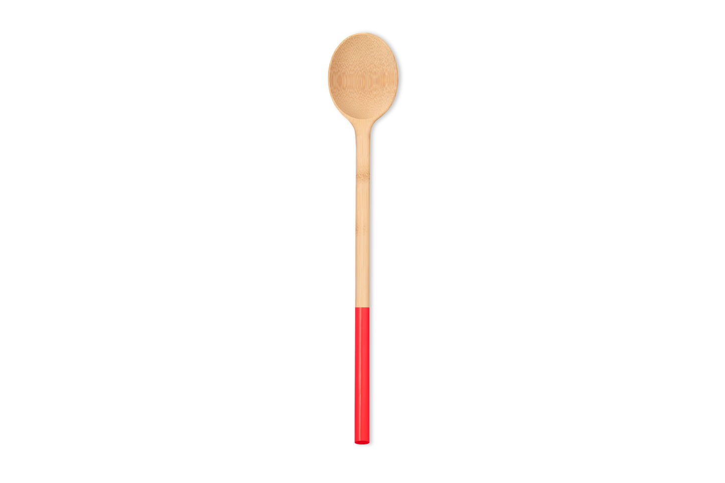 Bamboo Mixing Spoon - Red